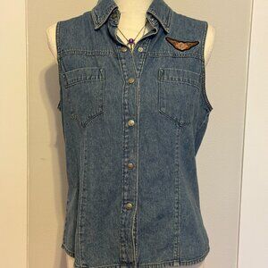 vintage harley davidson women vest,vintage harley davidson womens clothing